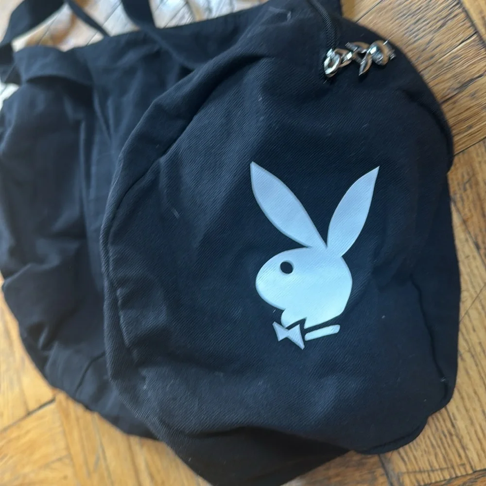 Playboy Black Athletic Club bag